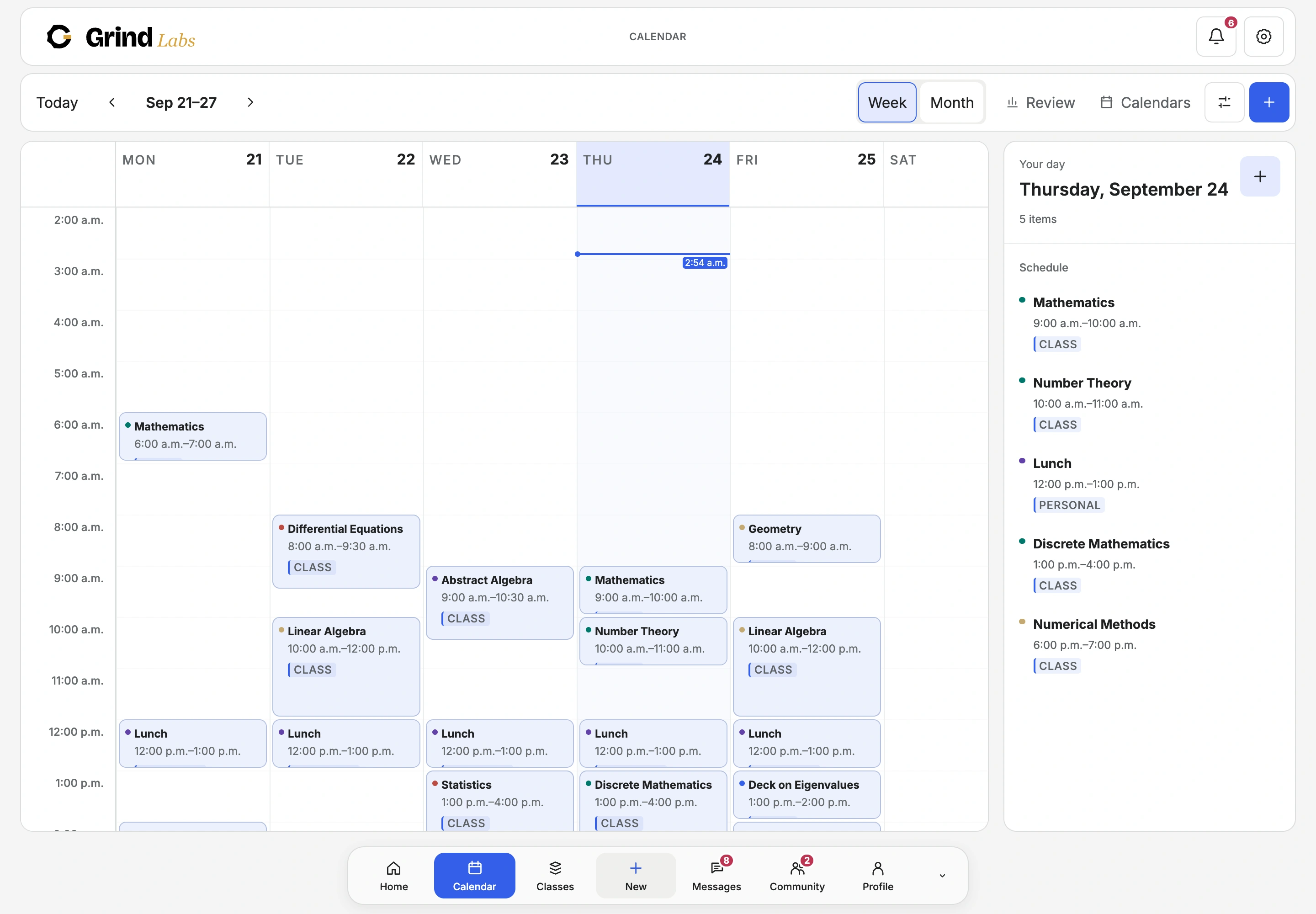 Calendar
